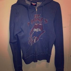Rolling Stones zip up hoodie